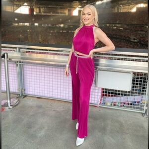 Magenta/Pink 2 piece Set/Jumpsuit
